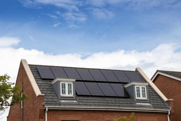 Domestic solar panel installation services